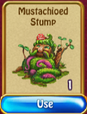 Mustachioed stump invent