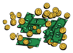 Money pile