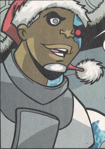 File:Cyborg wearing a Santa hat.jpg