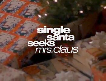 Single santa seeks mrs. claus wiki