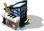 Music Store snow