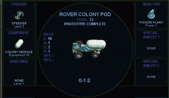 Rover colony pod (SMAC)