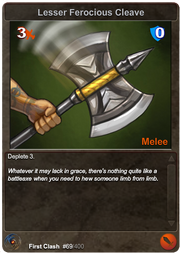 69 Lesser Ferocious Cleave