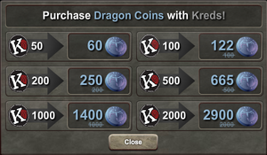 45% Bonus Dragon Coins-Kreds