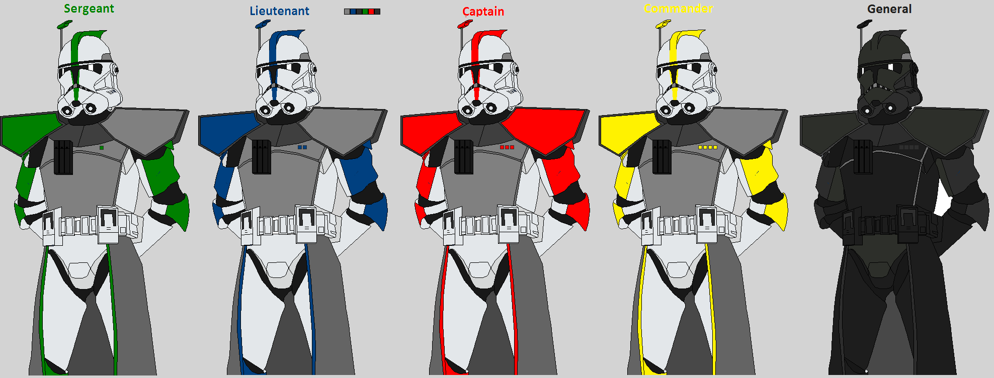 all the clone troopers