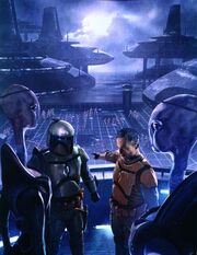 Jango and Kal training the clones