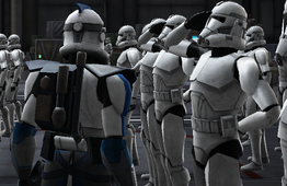 Ember overseeing the training of Blue Talon Legion.