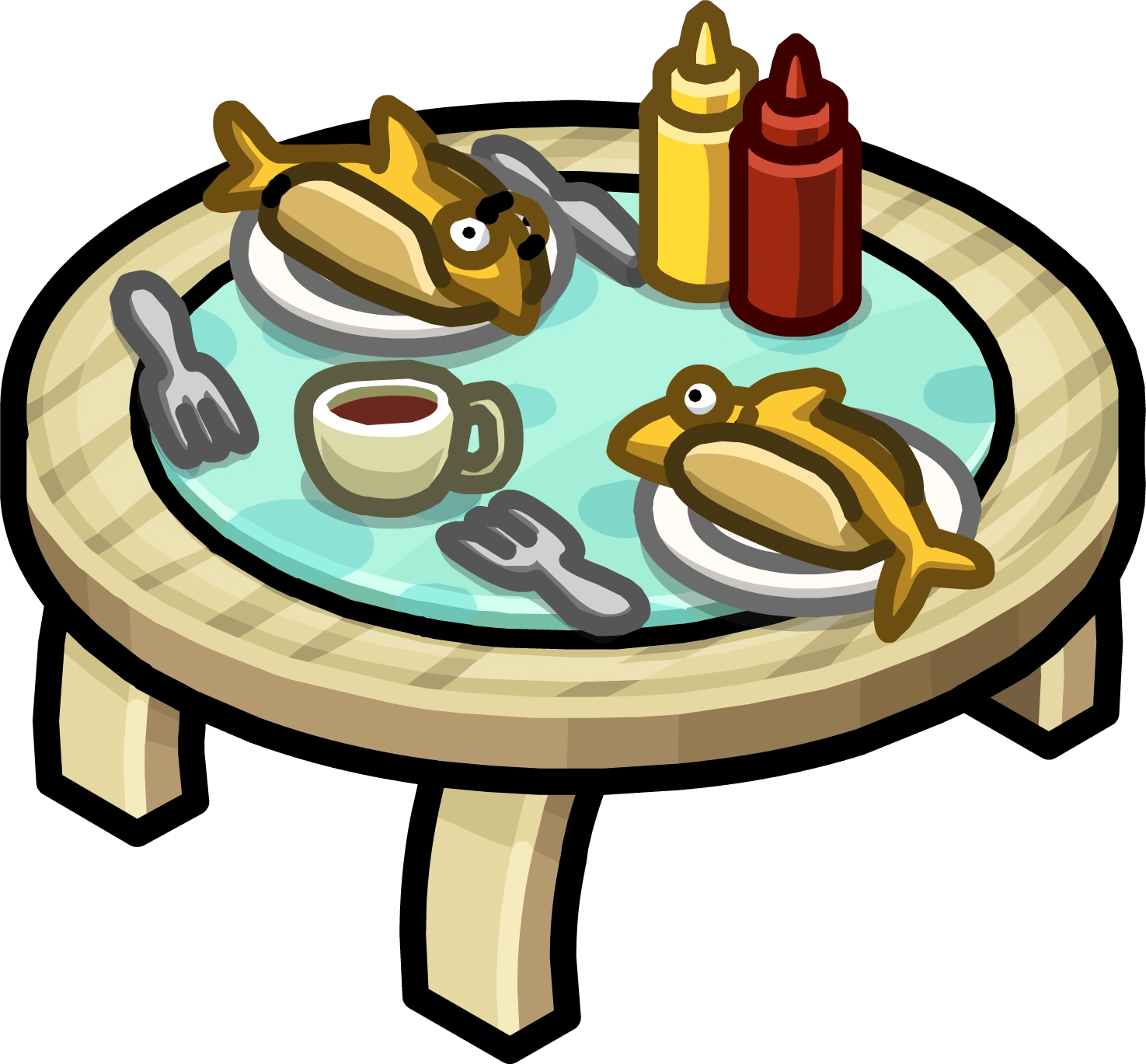 Table for Two Club Penguin Wiki FANDOM powered by Wikia