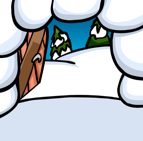 File:Igloo Door Background photo.png