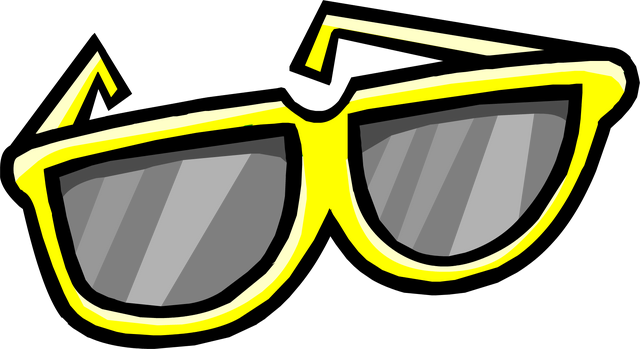 File:Giant Yellow Sunglasses.png
