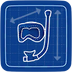 Blueprint Snorkel Mask icon