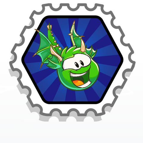File:Green puffle dragon stamp.png