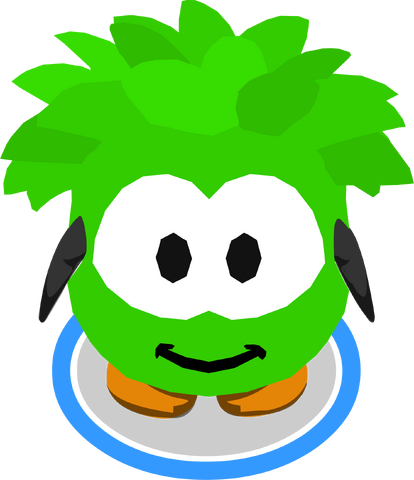 File:Green Puffle Costume in-game.png