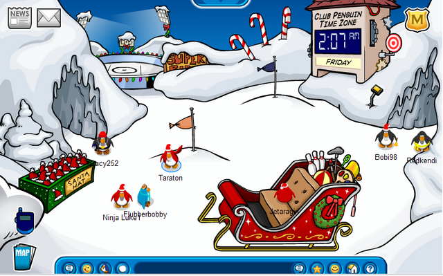 File:Santa party 2008 snow forts.png