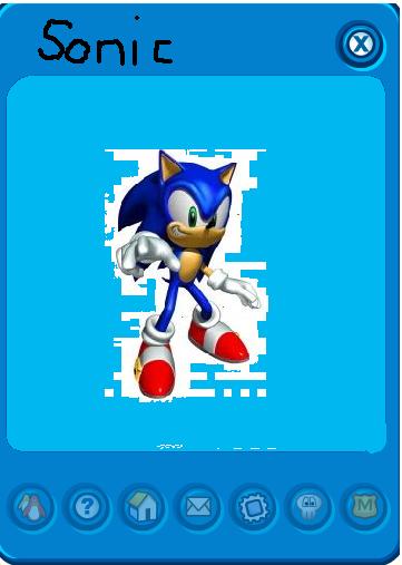 Image - Sonic's Player Card.jpg | Club Penguin Wiki | FANDOM powered by ...