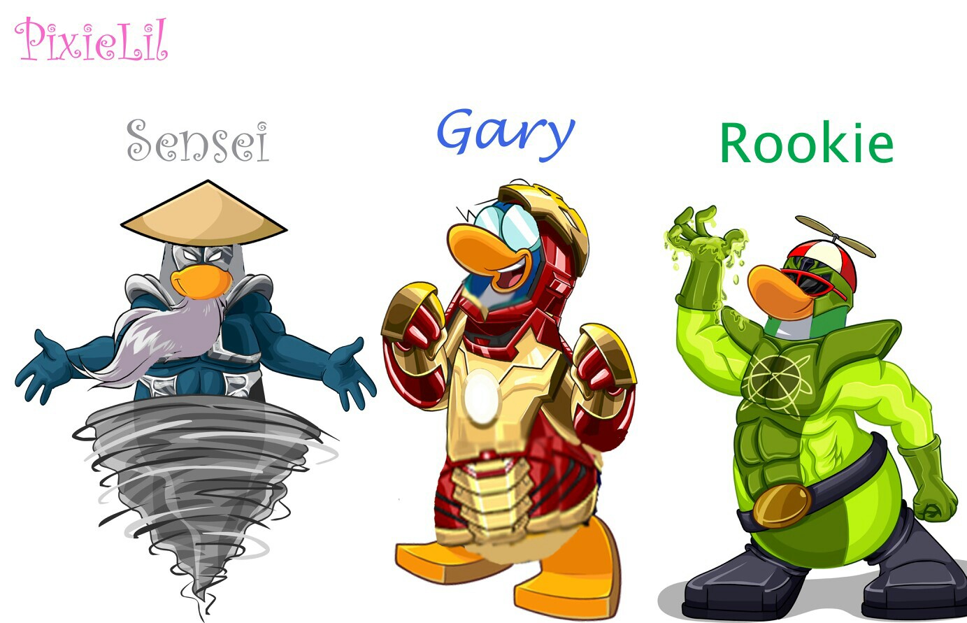 Club Penguin Island Mascots Club Penguin Island Mascots