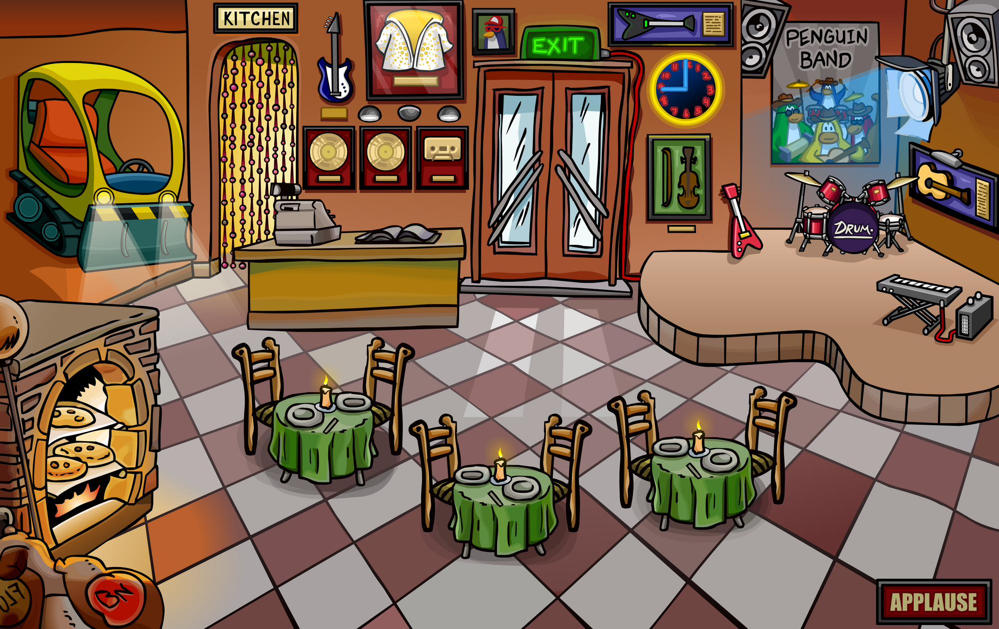 Image Music Jam 2010 Pizza Parlor.png Club Penguin Wiki FANDOM