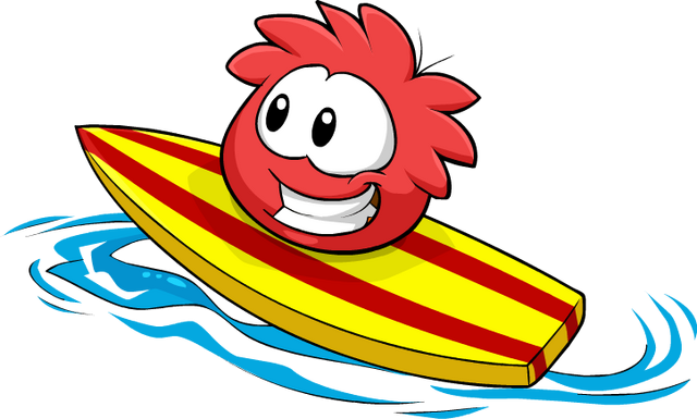 File:Red Puffle Catchin' Waves.png