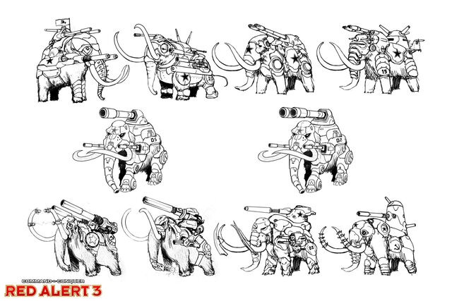 File:RA3 Mammoth Concept Variations.jpg