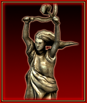 Mother Russia Statue