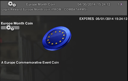 Europe month coin