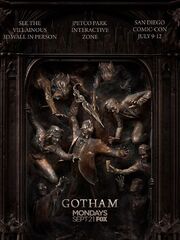 Gotham s2 3d statue