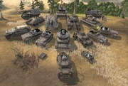 Flotta di Veicoli della Panzer Elite