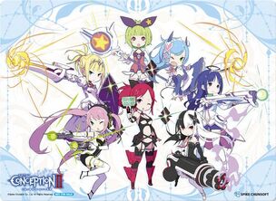 Conception II Chibi Mousepad color