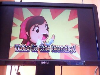 Take in the laundry!
