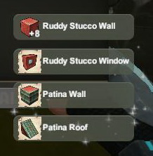 Creativerse unlock R22 Ruddy Stucco Patina Wall Roof Window