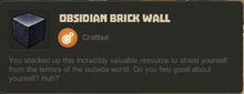 Creativerse Obsidian Brick Wall1881