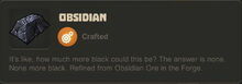 Creativerse Obsidian Bar R23 468
