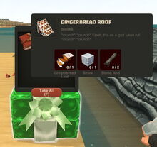 Creativerse Gingerbread Roof recipe15
