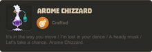 Perfume chizzard desc