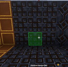 Creativerse Checkered Obsidian Wall88