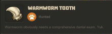 Creativerse Warmworm Tooth002