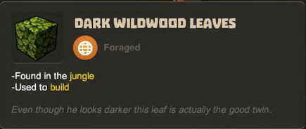 Creativerse R27 tooltips leaves0707