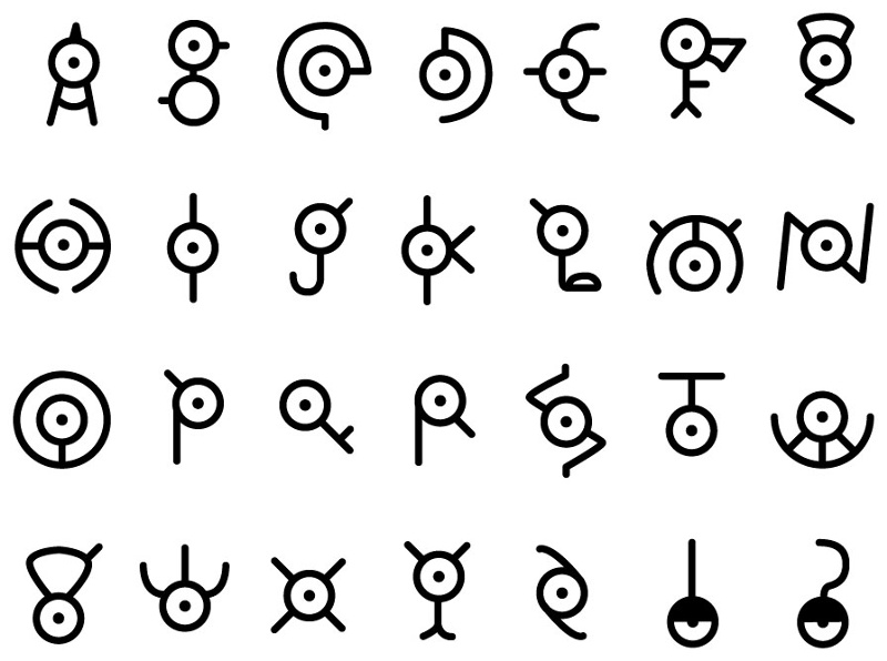 pokemon unown font download pokemon unown font download