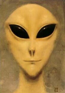 Freaky-eyed alien