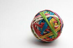 Rubber band ball