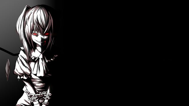 File:Creepy touhou dark vampires red eyes flandre scarlet desktop 1500x844 hd-wallpaper-1202777.jpg