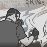 Arsonists grafitti