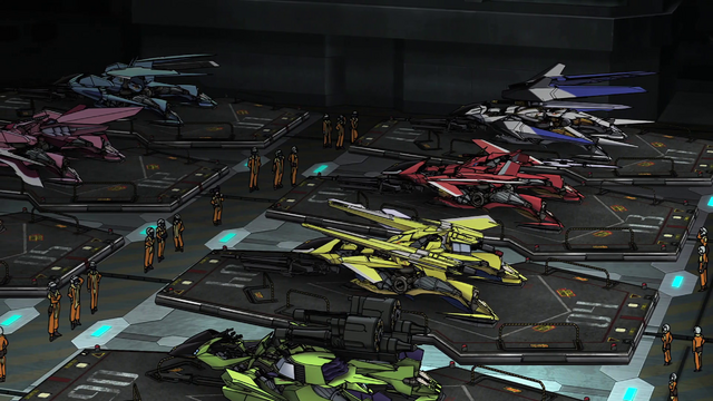 File:Cross Ange 06 Paramails on the Landing Platforms.png