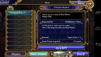 Personal Request- mission
