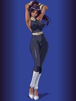 File:Tight body suit yoruichi.jpg
