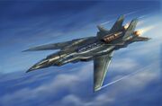 7-Futuristic fighter jet