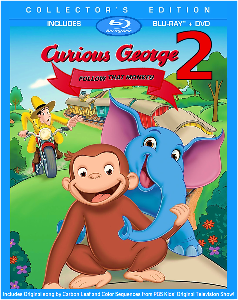 Image Curious George 2 Follow That Monkey Blu Ray Dvd