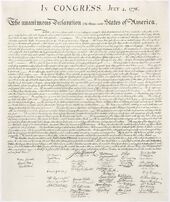 Us declaration independence
