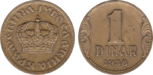 Yugoslavia 1 dinar 1938