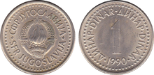 Yugoslavia 1 dinar 1990